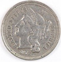 1867 Three Cent Nickel