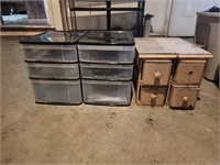 (3) Plastic Storage Drawers