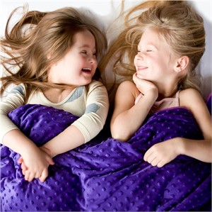 $125 Kids Weighted Blanket - 5lb(Pink-Purple)