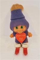 1965 Scandia House True Troll Doll SKIER No Poles