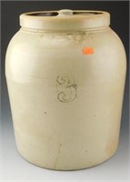 Lot # 3796 - Primitive stoneware 3 gallon