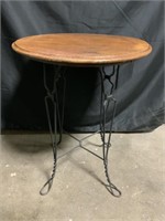 Antique AH Andrews Ice Cream Parlor Table