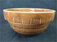 9" Vintage McCoy Shingle Pattern Pottery Bowl