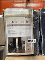 ALLEN + ROTH ROOM DARKENING CURTAINS RETAIL $30