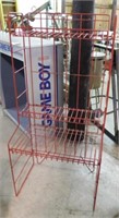Wire metal 3 shelf store display rack,