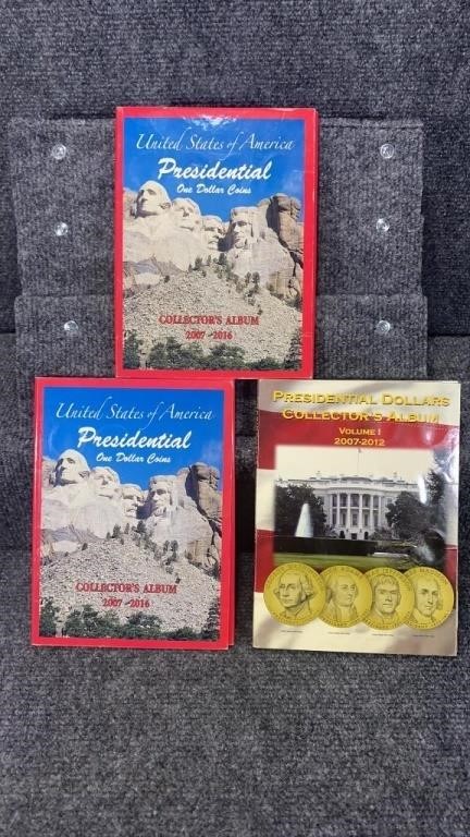 Empty Presidential Dollar Coin Books