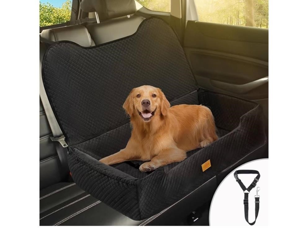 ELEGX Extra Large Dog Car Seat for Up to 65 lbs