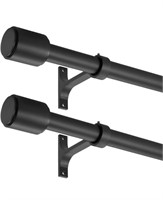 $50 2 pack 72-144” xtra king curtain rods