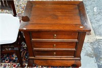 Pair of modern 3 drawer bedside chests,