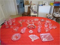 Candlewick glass dishes - 4 ct, , juicer, tea cups