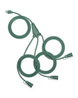DEWENWILS 25 Ft Outdoor Extension Cord Multiple Ou