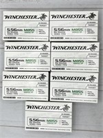 140rds 5.56mm ammunition: Winchester M855 green