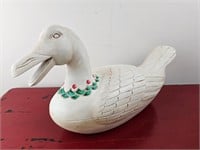 Wooden Duck w/ Hidden Storage 17"long