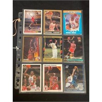 (18) Different High Grade Michael Jordan Cards