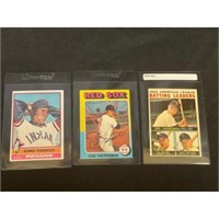 (3) Vintage Boston Red Sox Cards