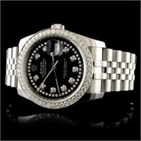 1.35ct Diamond Rolex DateJust 116234 Watch 36MM