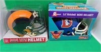 2x Riddell Team Mini Helmets Los Angeles Rams + 1
