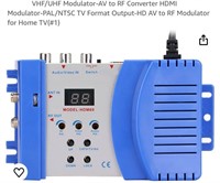 VHF/UHF Modulator-AV to RF Converter