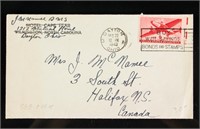 1941 US Transport Plane 6 Cents Stamp Scott #C25