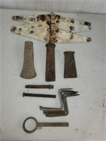 Woodworking tools, hinges and pins