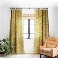 Blackout Sunflower Field Curtain Panel 84'x50"