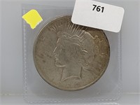 1923 90% Silver Peace $1 Dollar