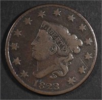 1823/2 LARGE CENT, FINE -KEY DATE