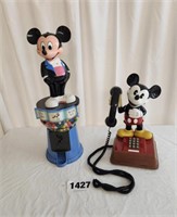 Mickey Mouse Gum Ball Machine, Telephone