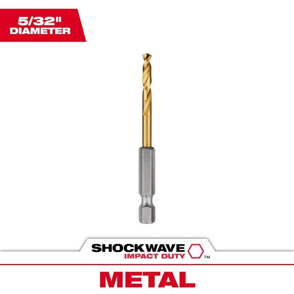 SHOCKWAVE 5/32 in. Titanium Drill Bit