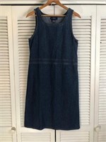 VINTAGE ORIGINAL TY WEAR DENIM DRESS SIZE 8P