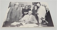 1935 FDR Social Security Act Signing Photograph
