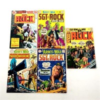 5 Sgt Rock 121¢-20¢ Comics