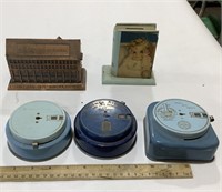 5 coin banks w/ Woodmen Accident and Life Company