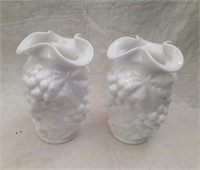 Pair of Imperial Glass Vases