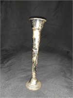 WEIGHTED STERLING SILVER TRUMPET VASE-TW 1.5 OZ-