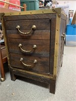 SIDE TABLE CABINET - 20.5 X 18.5 X 25.5 “