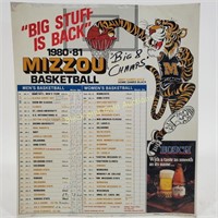 1980s Mizzou Basketball Store Display Scoreboard