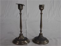 2 Silver Plated Candlesticks