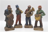 Occupied Japan Hobo Street Musician Figurines(4)