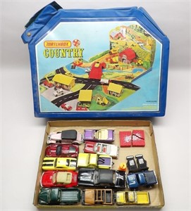 Matchbox Country Case & Misc. Cars: As-Is