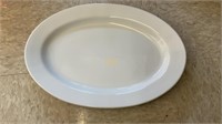 5- 18" China White Oval Serving Platter
