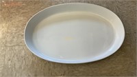 5- 18" China White Oval Serving Dish
