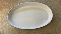 5- 18" China White Oval Serving Dish