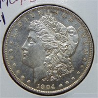 1904 O Morgan Silver Dollar