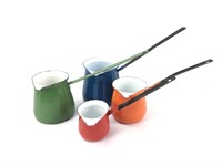 MCM enameled metal colored warmer / pourers