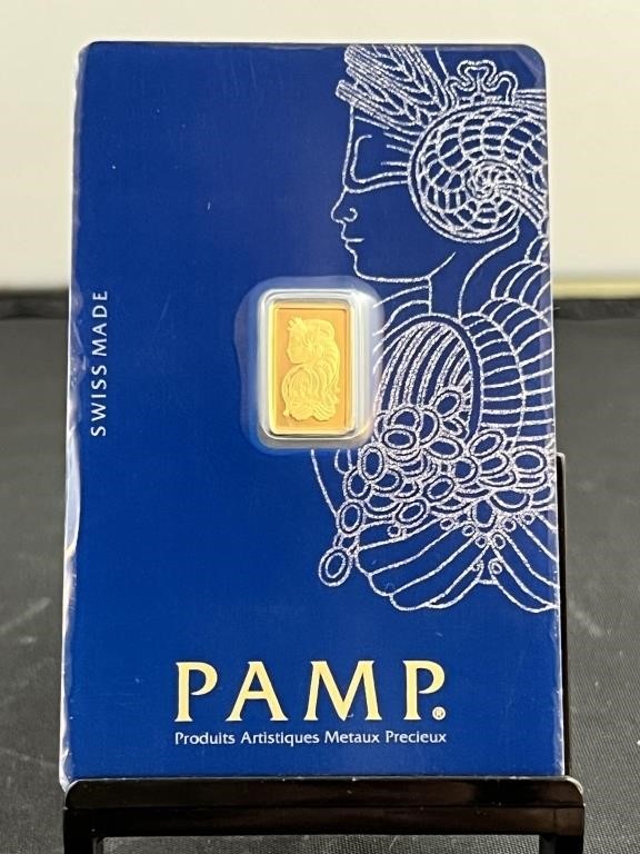 Pamp 1 G 24 KT Gold Bar