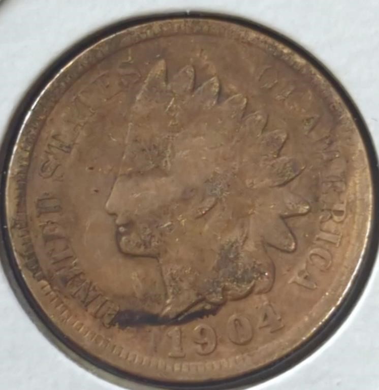 1904 Indian head penny