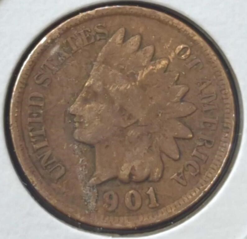 1901 Indian head penny