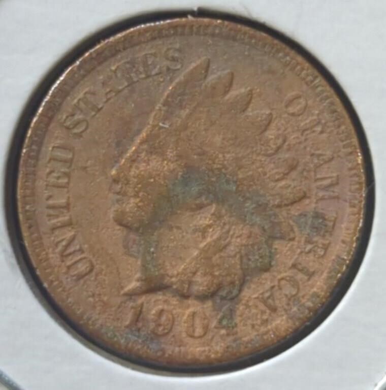 1904 Indian head penny