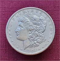 1902-P US Morgan Silver Dollar Coin